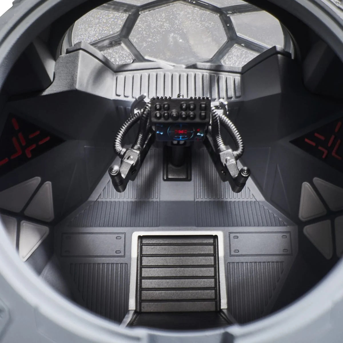 Darth Vader's TIE Advanced starfighter detail view from Vintage Collection deluxe set