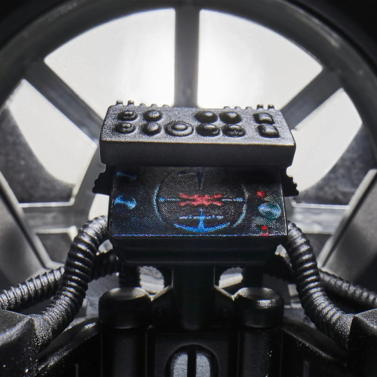 Darth Vader's TIE Advanced cockpit detail from Vintage Collection 3.75-inch deluxe vehicle set