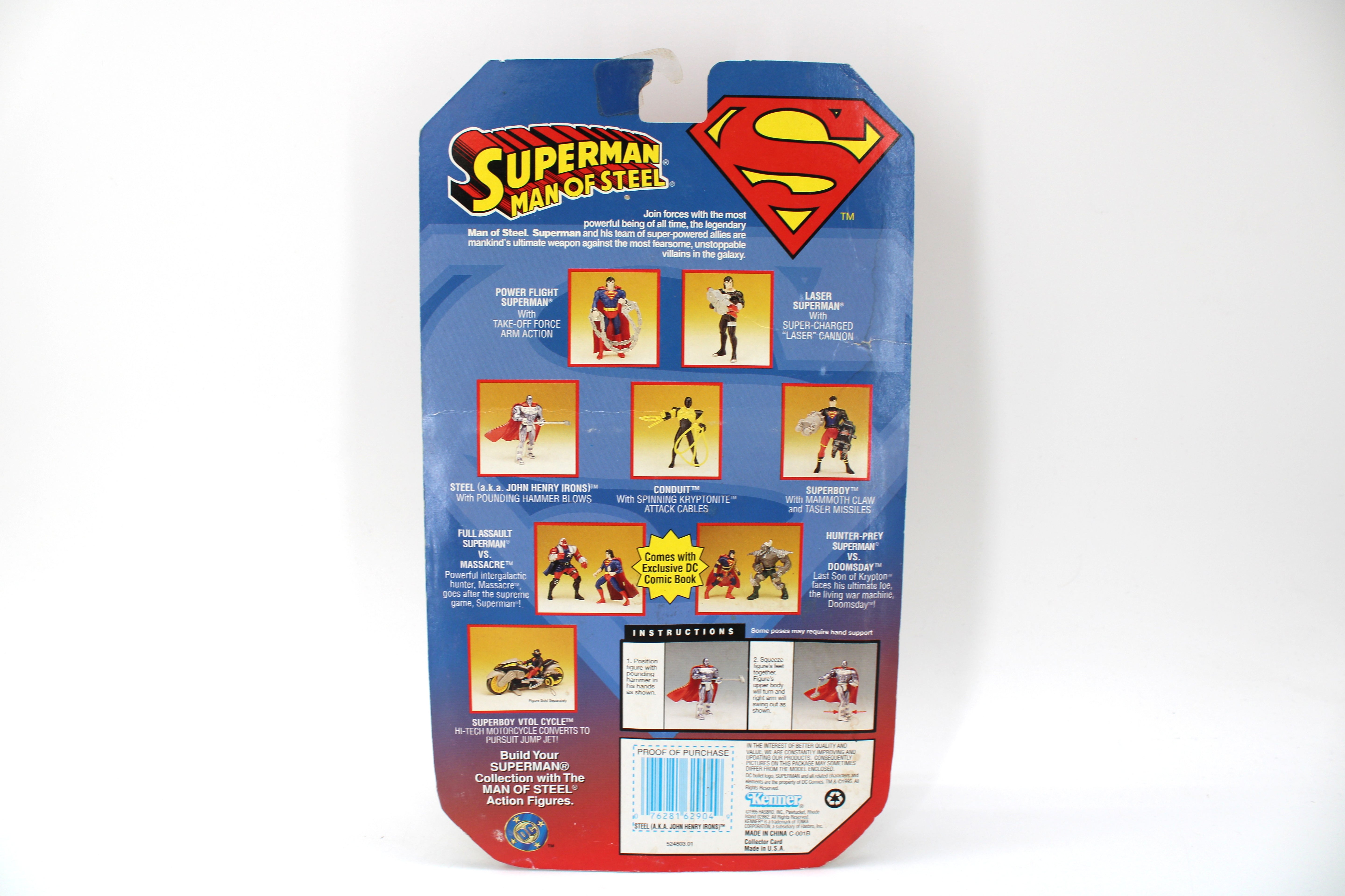 Steel (John Henry Irons) Superman Man of Steel Action Figure (1995) - view 2