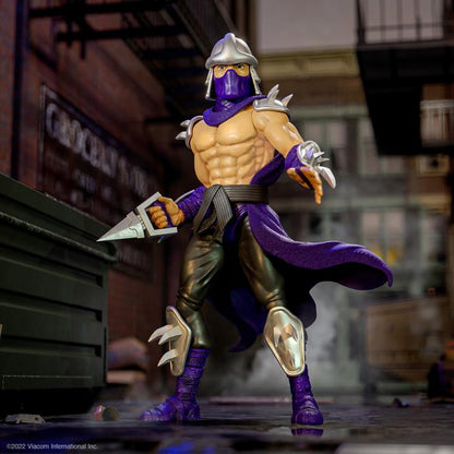 Super7 TMNT Ultimates! Shredder (Cartoon Silver Armor)