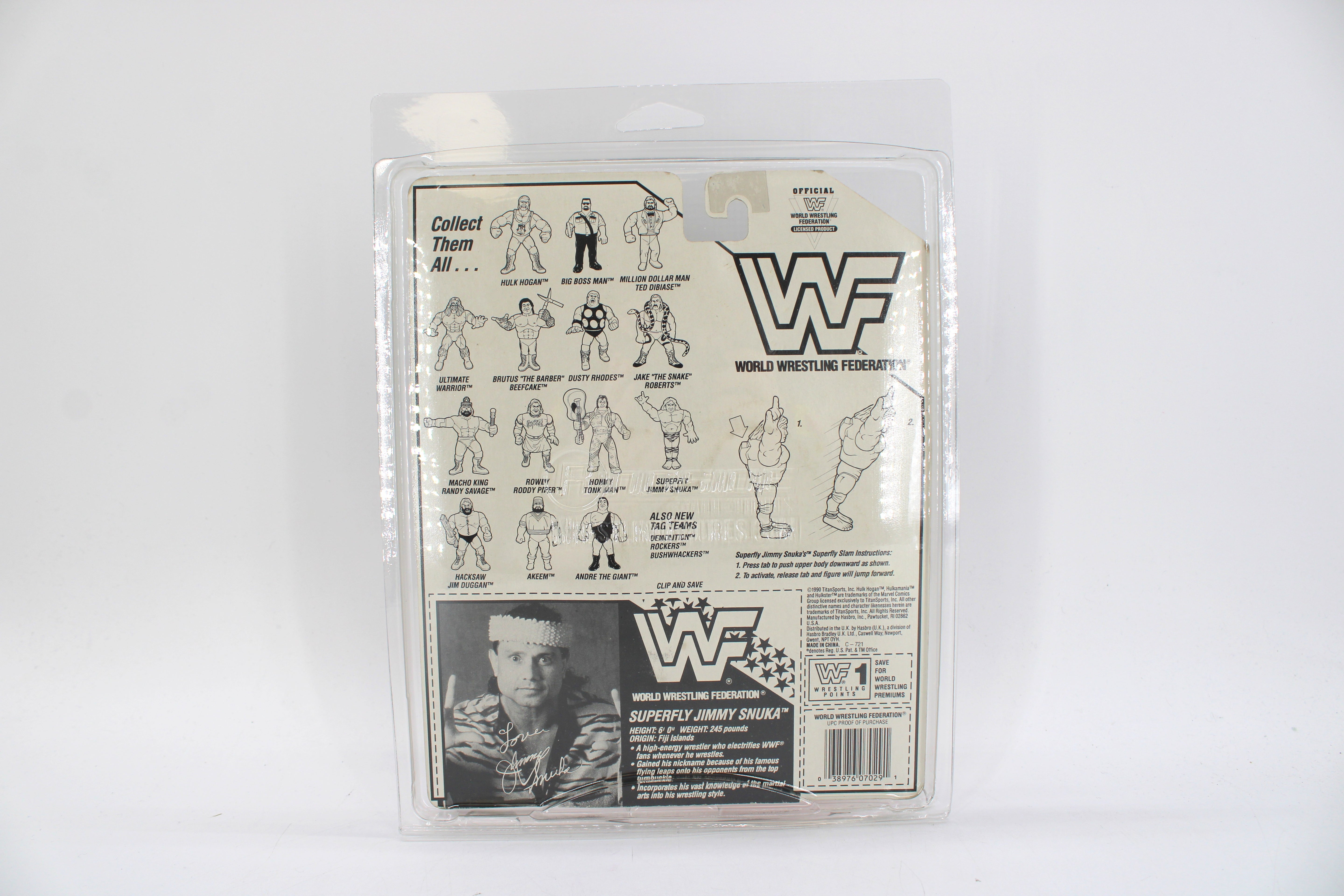 WWF Superfly Jimmy Snuka Action Figure (1990) - view 7