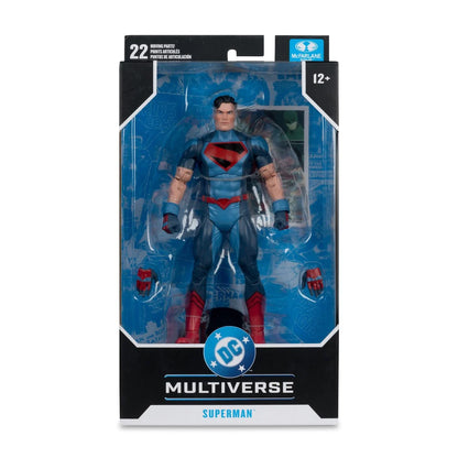 Superman and the Authority DC Multiverse 7-inch figure articulation and detail close-up view