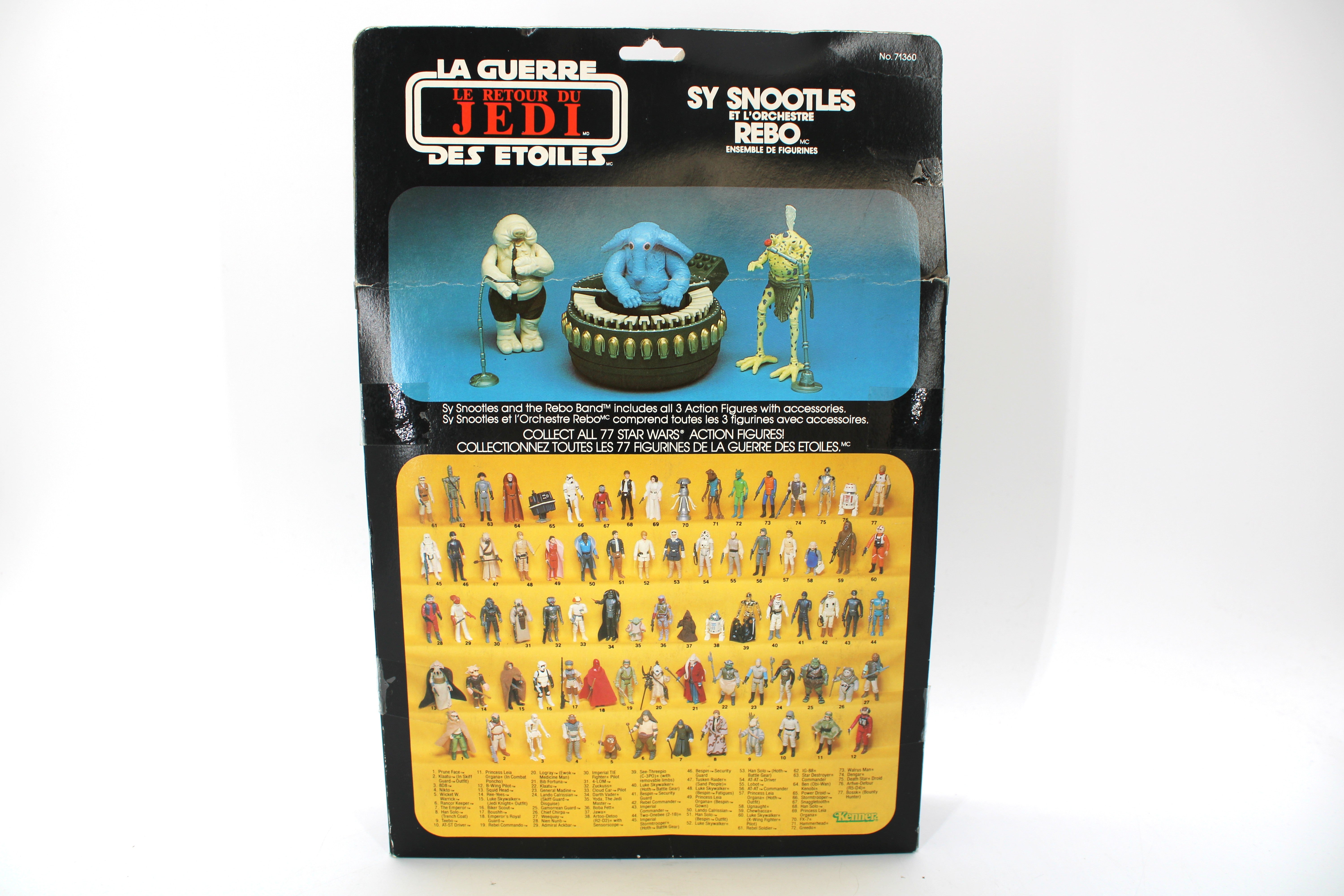 SF・ファンタジー・ホラー STAR WARS SY SNOOTLES AND THE REBO BAND Sy Snootles Star Wars Return of the Jedi 3.75-Inch Figure Set