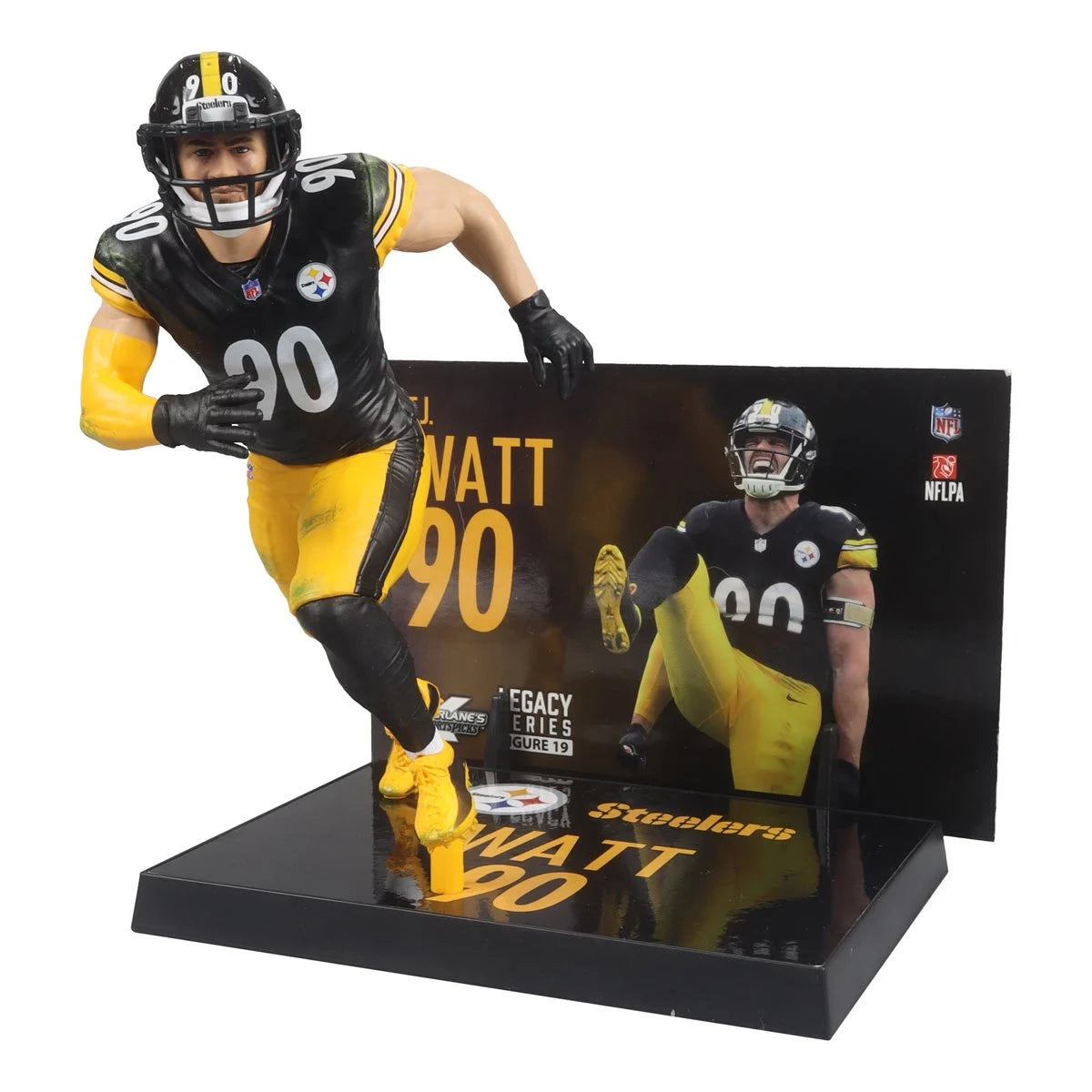 TJ Watt (Black Jersey) - Pittsburgh Steelers NFL SportsPicks 2024 Posed Figure