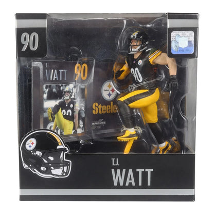 TJ Watt (Black Jersey) - Pittsburgh Steelers NFL SportsPicks 2024 Posed Figure