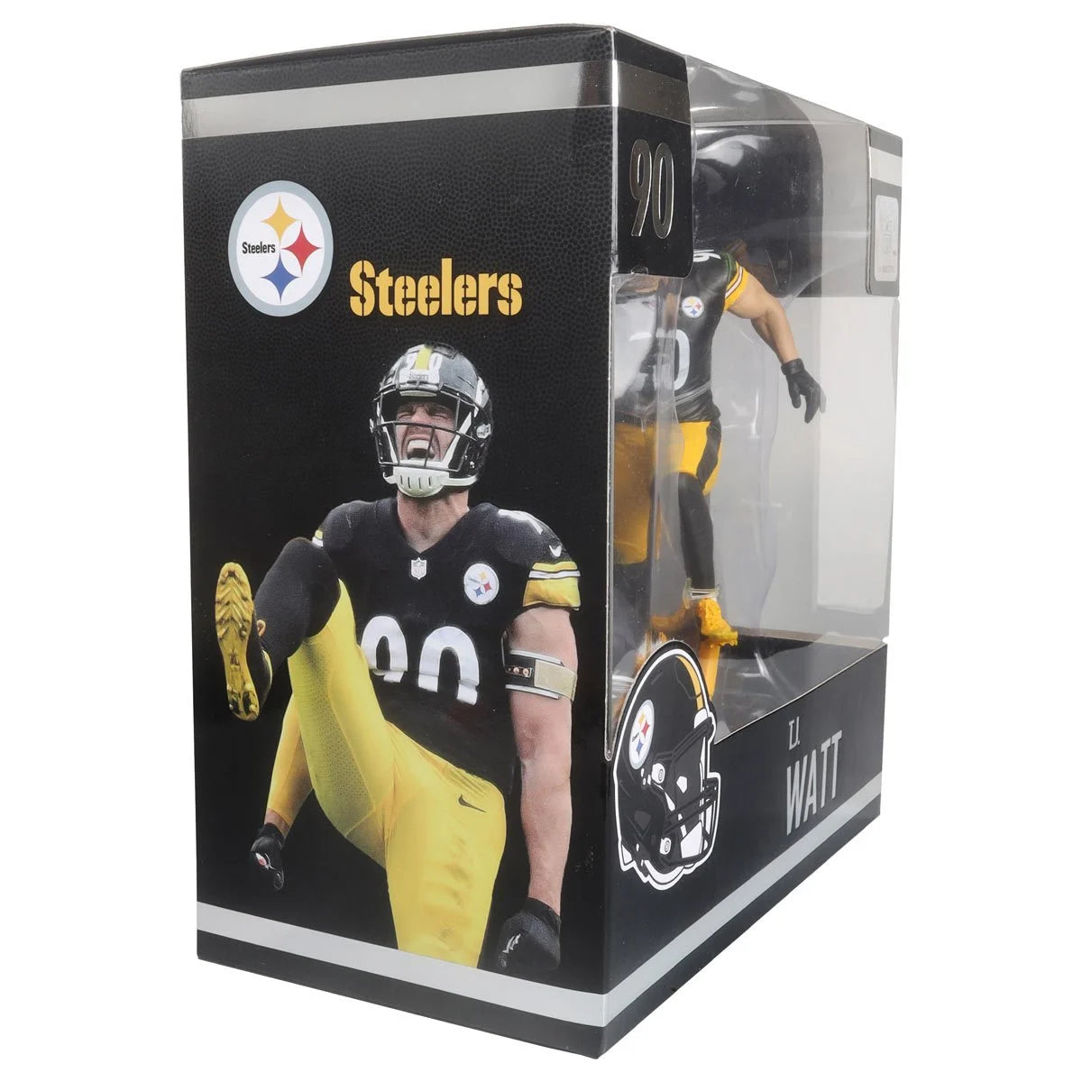 TJ Watt (Black Jersey) - Pittsburgh Steelers NFL SportsPicks 2024 Posed Figure