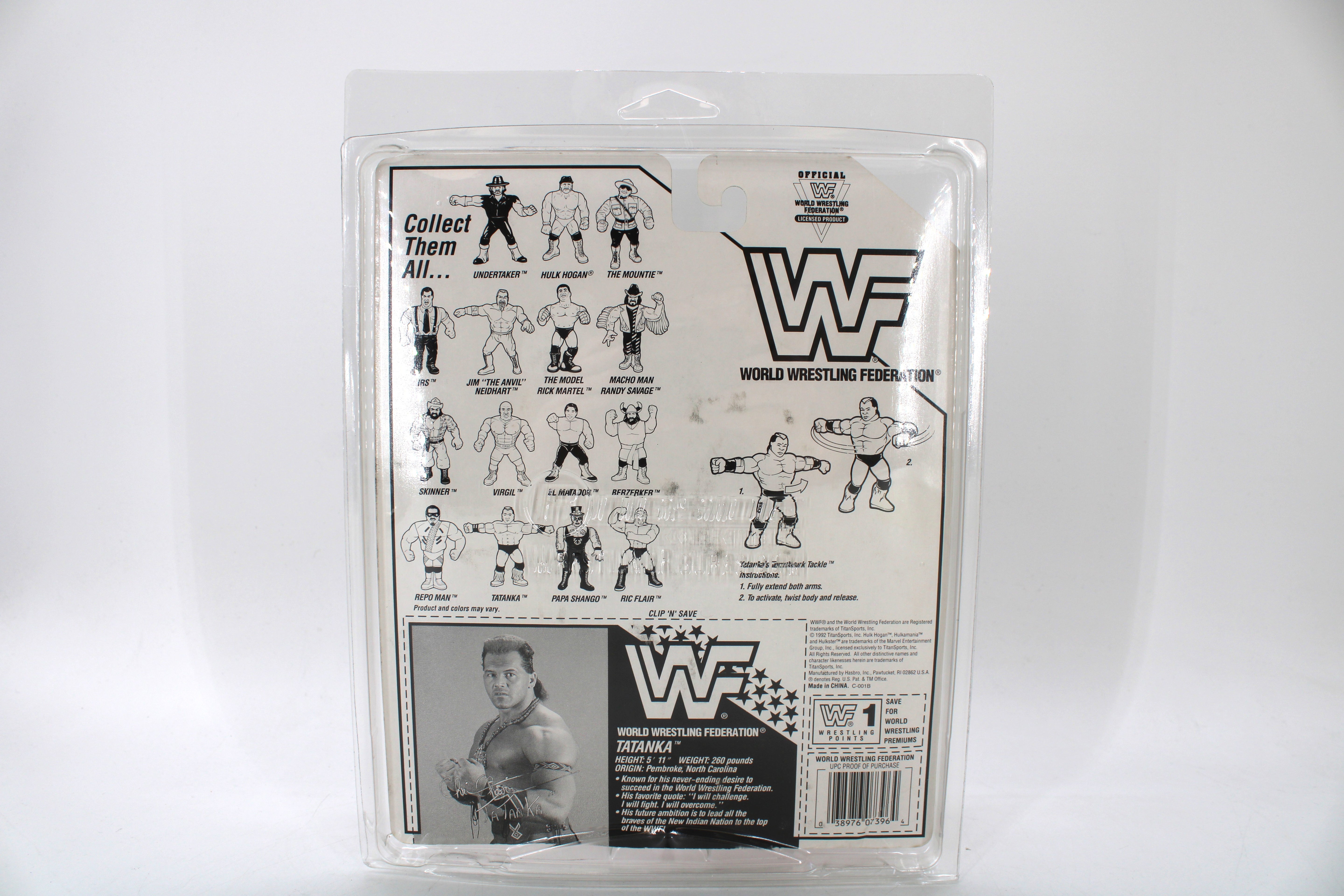 WWF Tatanka Action Figure (1992) - view 8