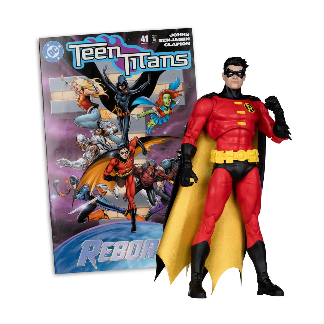 Teen Titans #41 Page Punchers Robin (Dick Grayson) 7" Action Figure with Comic product image