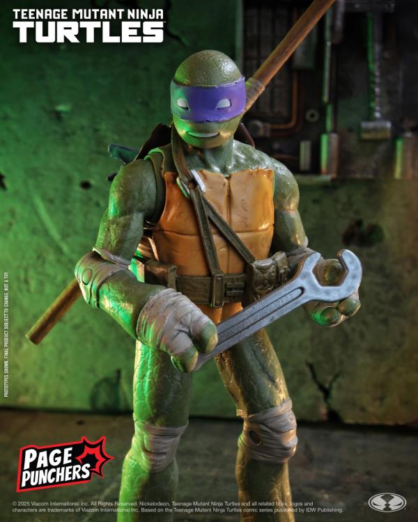 Teenage Mutant Ninja Turtles Page Punchers Donatello 5" Action Figure with Comic