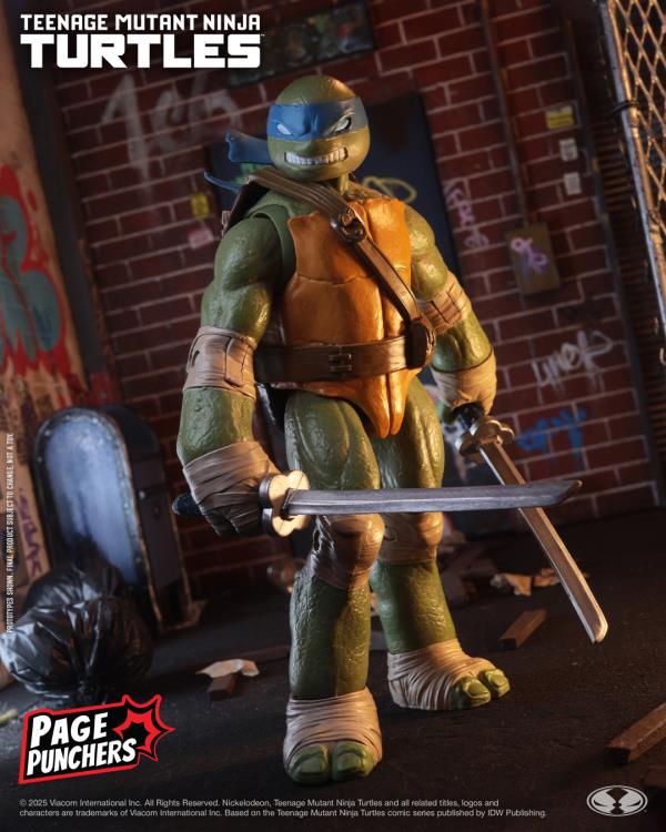 Teenage Mutant Ninja Turtles Page Punchers Leonardo 5" Action Figure with Comic