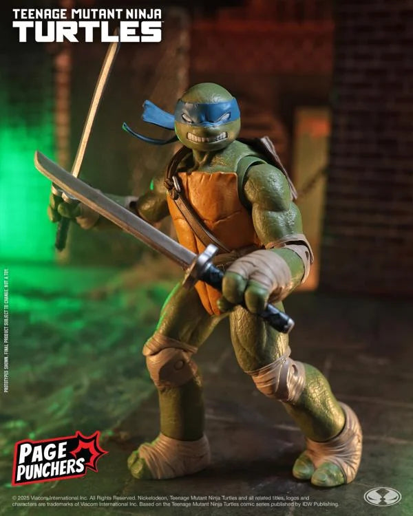 Teenage Mutant Ninja Turtles Page Punchers Leonardo 5" Action Figure with Comic