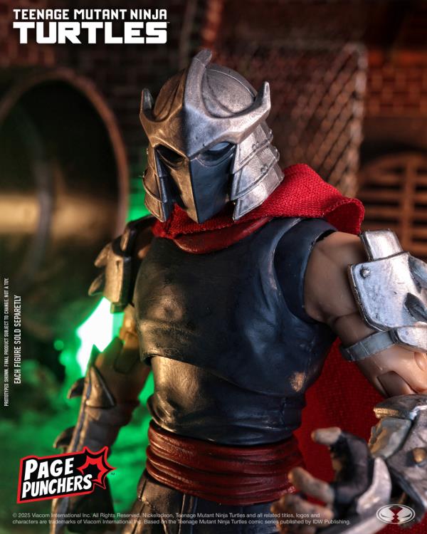 Teenage Mutant Ninja Turtles Page Punchers Shredder 5" Action Figure with Comic