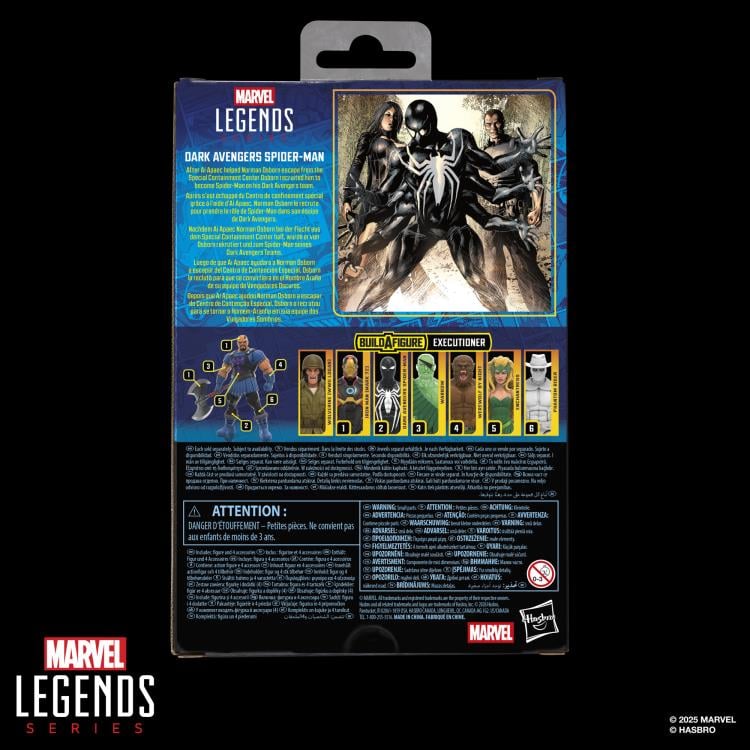Dark Avenger Spider-Man The Avengers Marvel Legends Action Figure (Executioner BAF) Action Figure