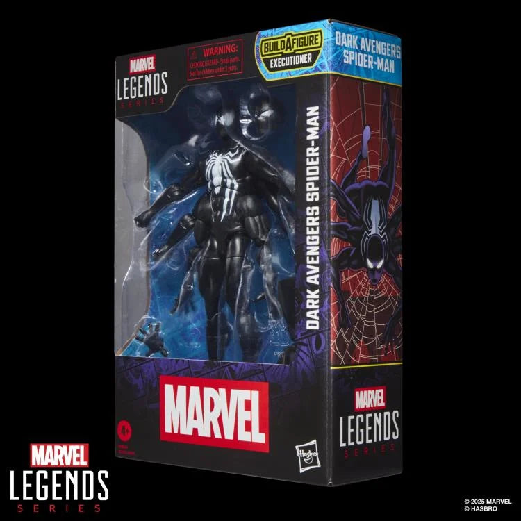 Dark Avenger Spider-Man The Avengers Marvel Legends Action Figure (Executioner BAF) Action Figure