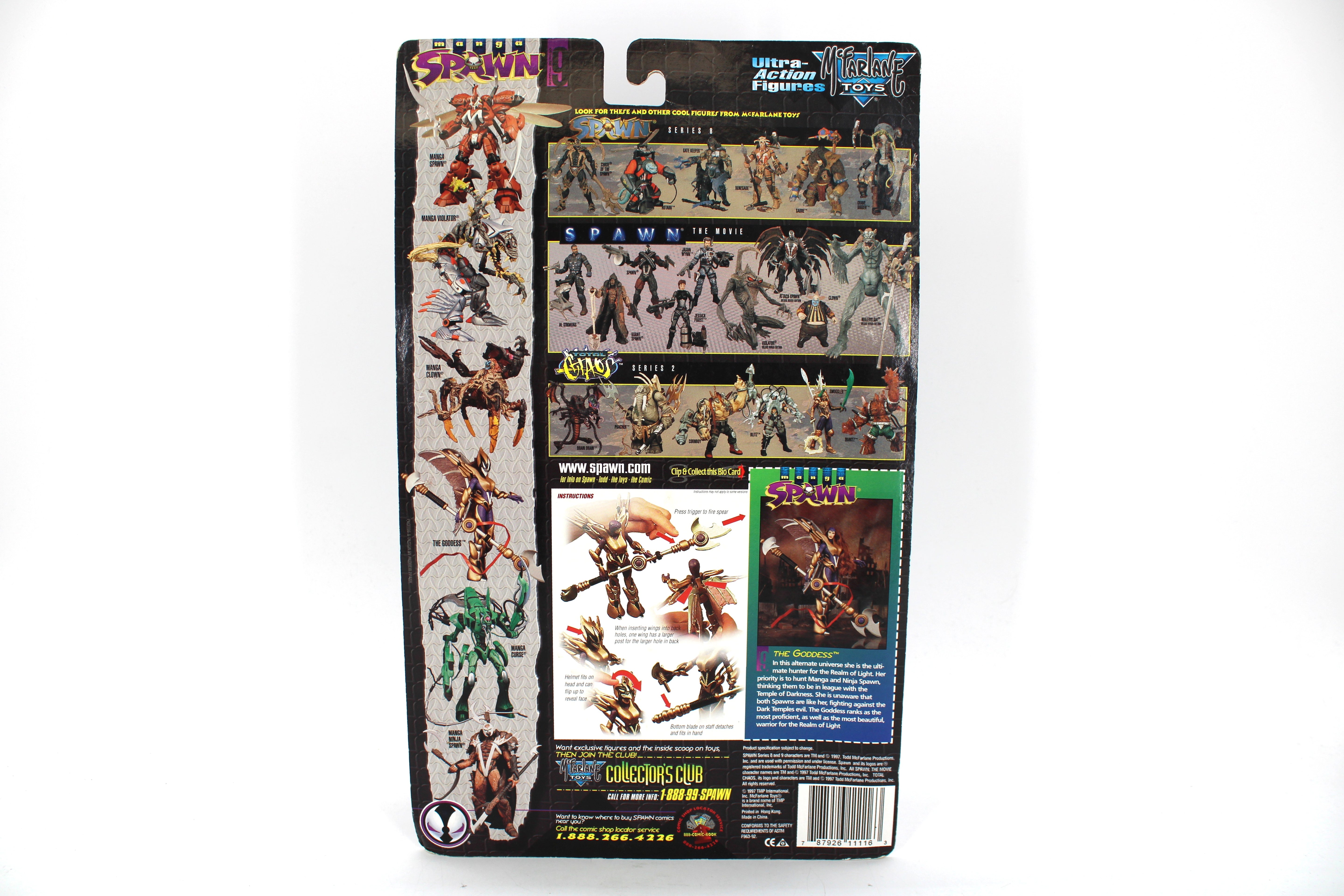 Manga Spawn Series 9 The Goddess Action Figure (1997 McFarlane Toys) - view 2