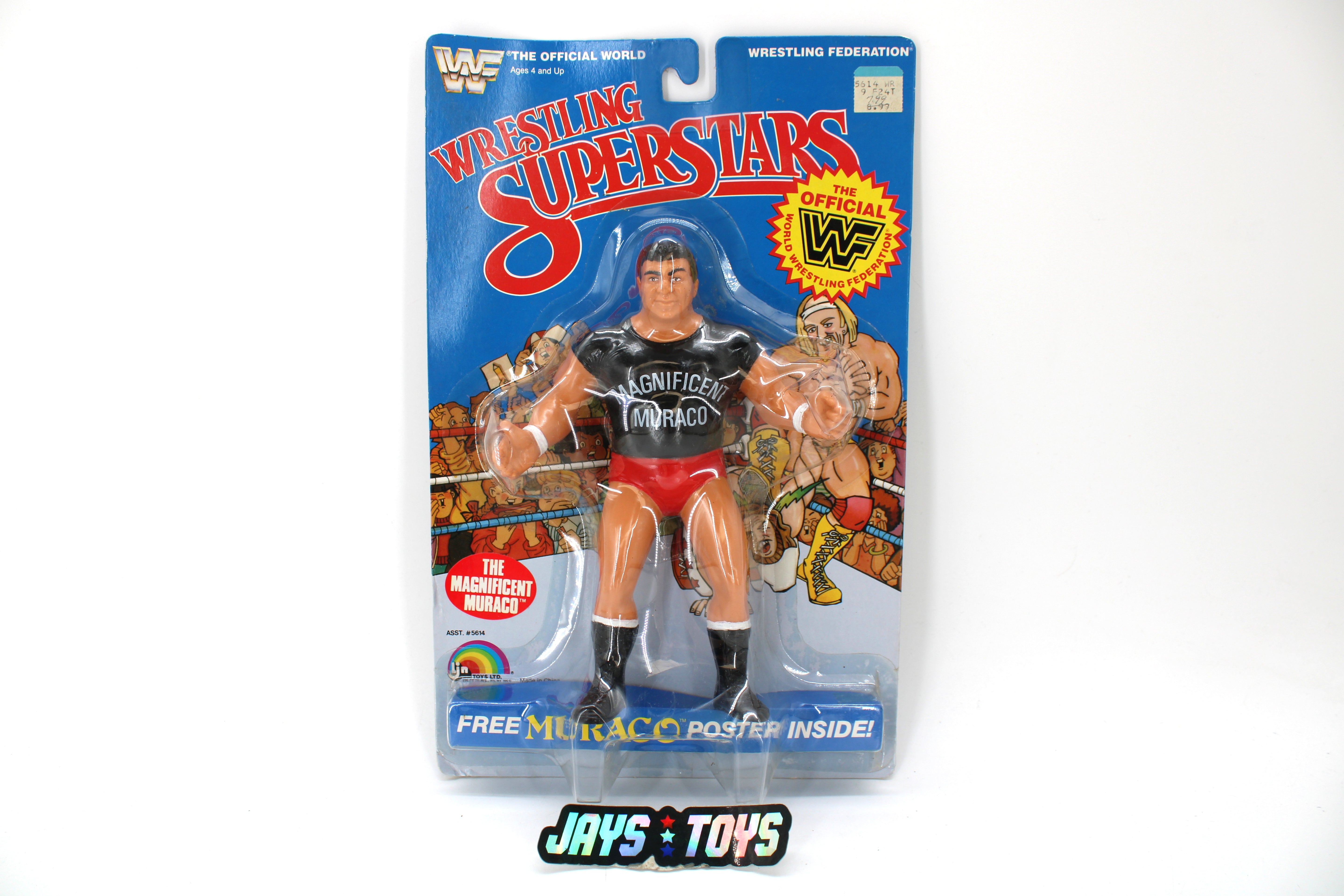 Wrestling Superstars The Magnificent Muraco Action Figure (1985) 22 Card Back product image