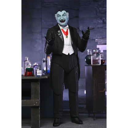 NECA Ultimate Grandpa Munster 7-inch action figure with interchangeable hands and accessories