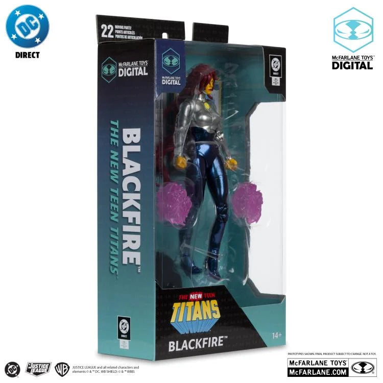 The New Teen Titans Blackfire 7" Action Figure (with Digital Code) - view 5