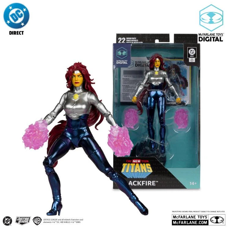 The New Teen Titans Blackfire 7" Action Figure (with Digital Code) - view 7