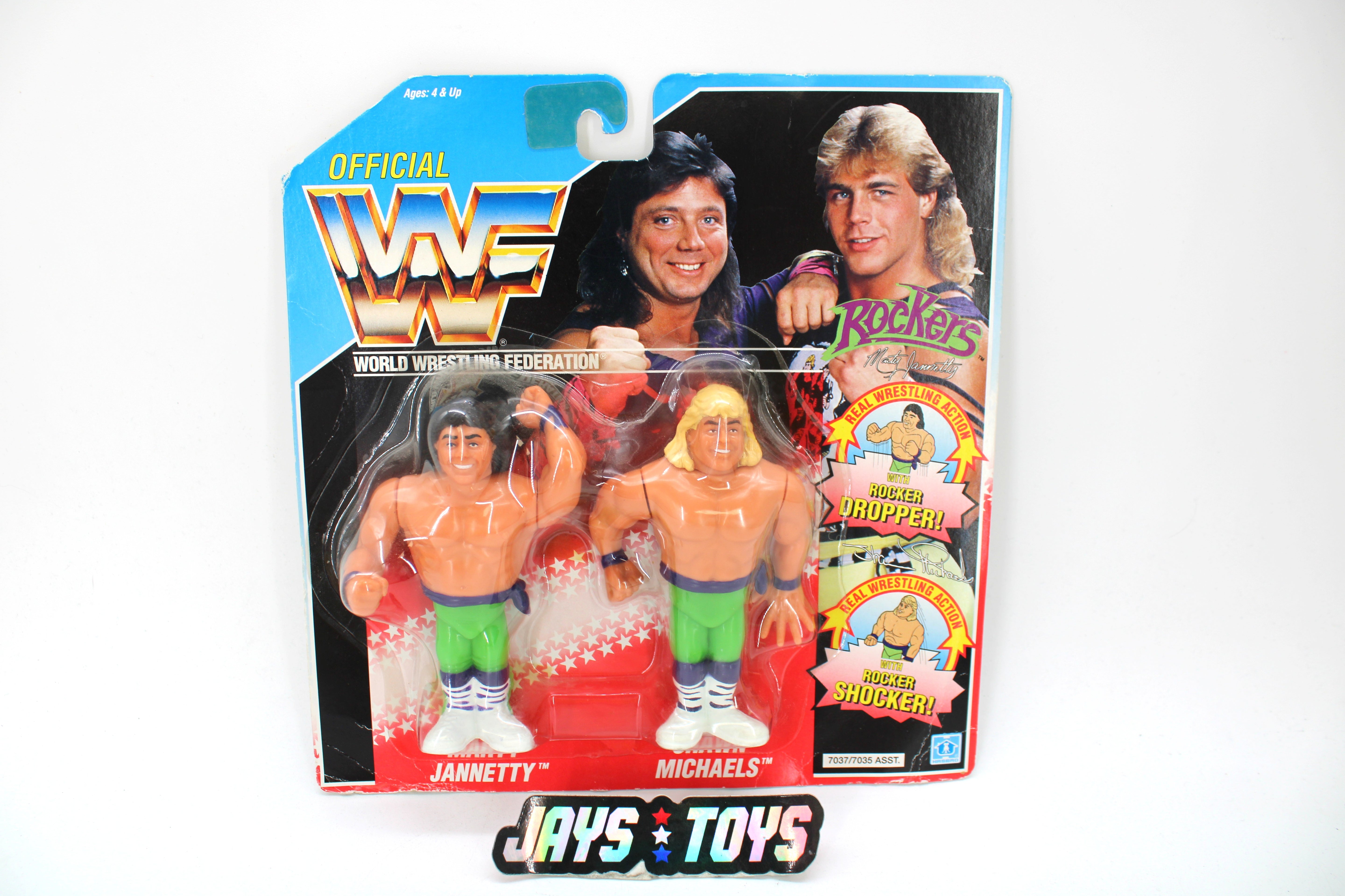 WWF The Rockers Marty Jannetty & Shawn Michaels Action Figures (1990 Hasbro) product image