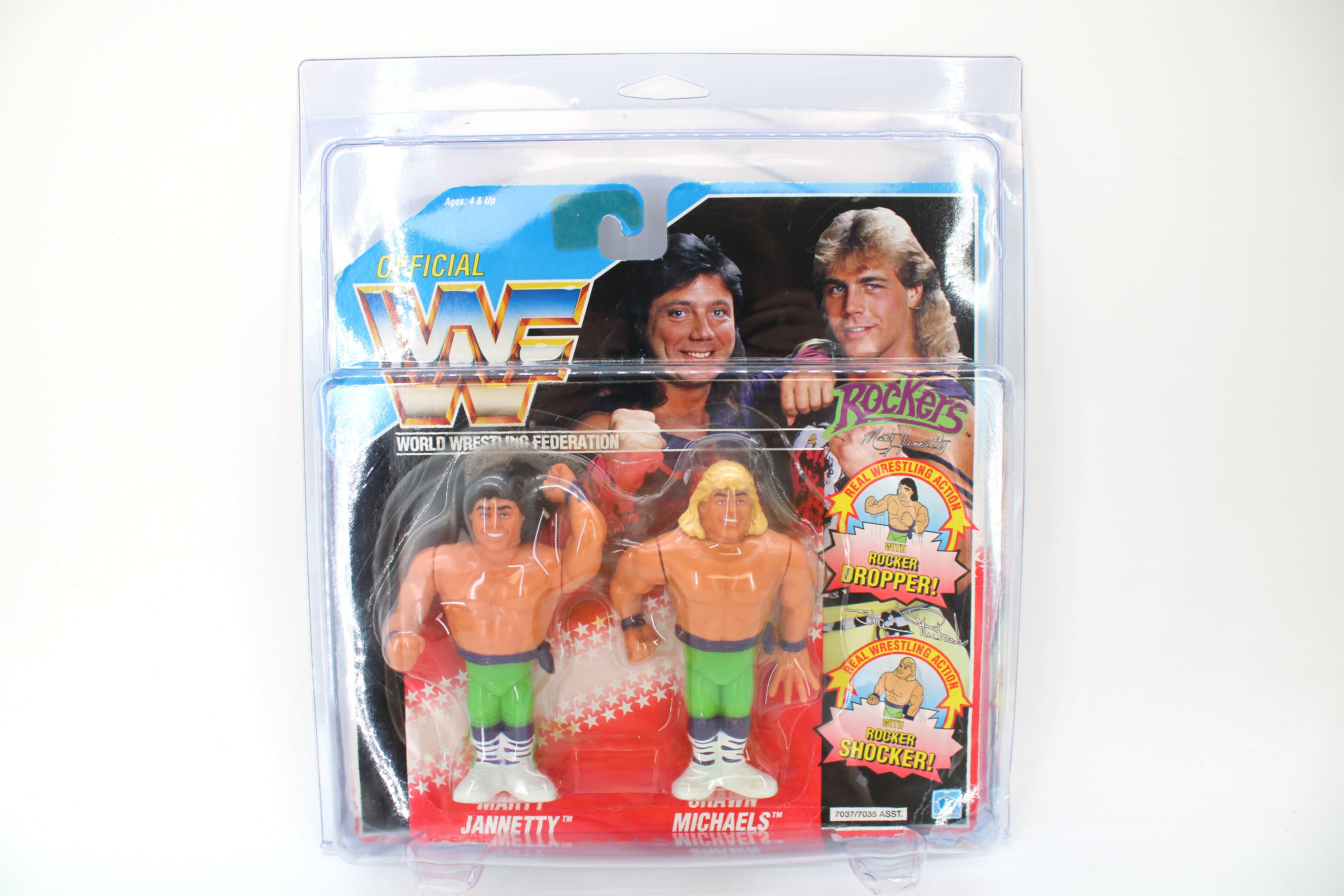WWF The Rockers Marty Jannetty & Shawn Michaels Action Figures (1990 Hasbro) - view 6