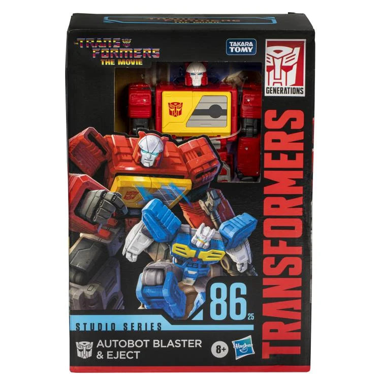 The Transformers: The Movie Studio Series 86 Voyager Class Autobot Blaster & Eject Action Figures