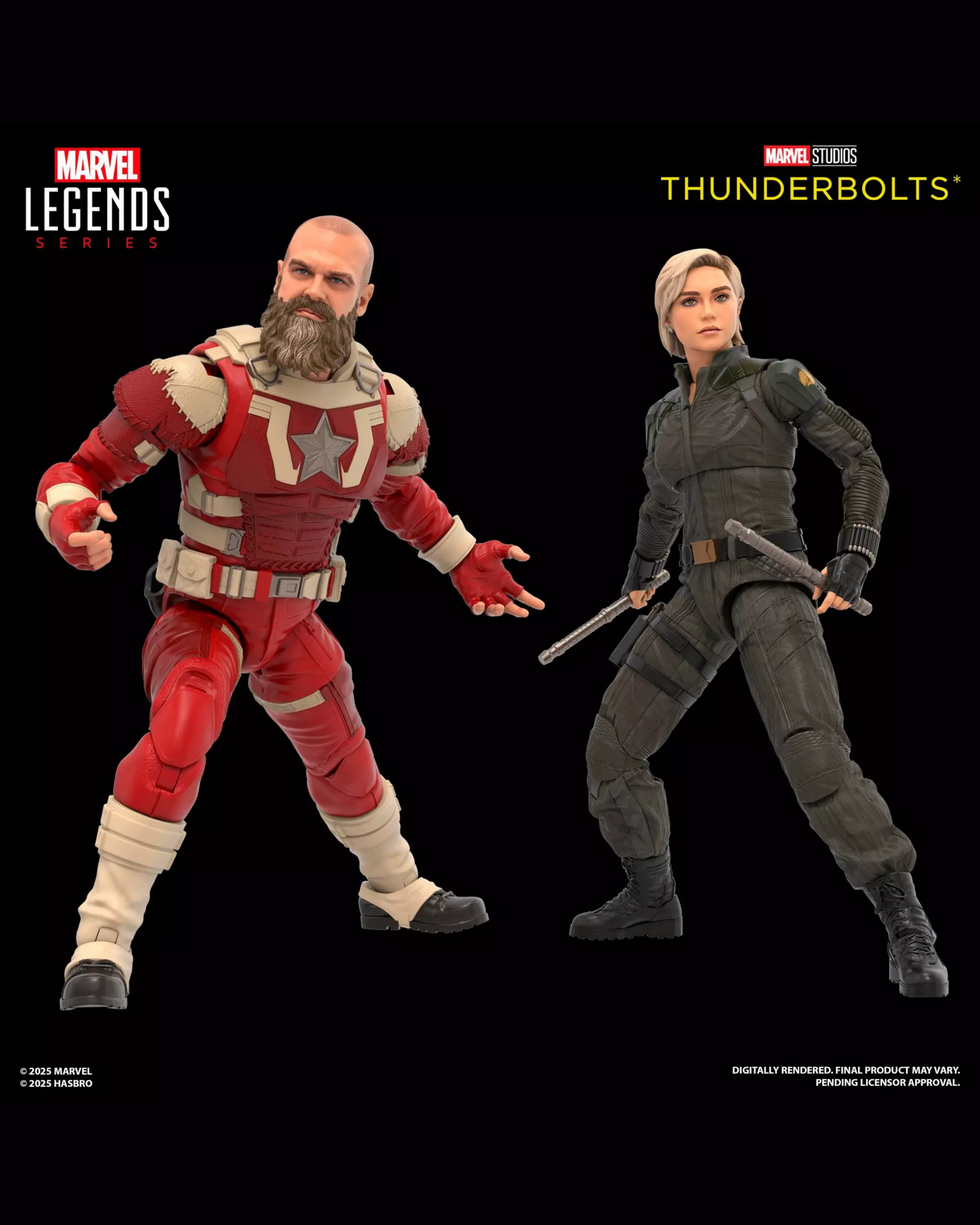 Red Guardian & Yelena Belova Thunderbolts* Marvel Legends Action Figure Two-Pack