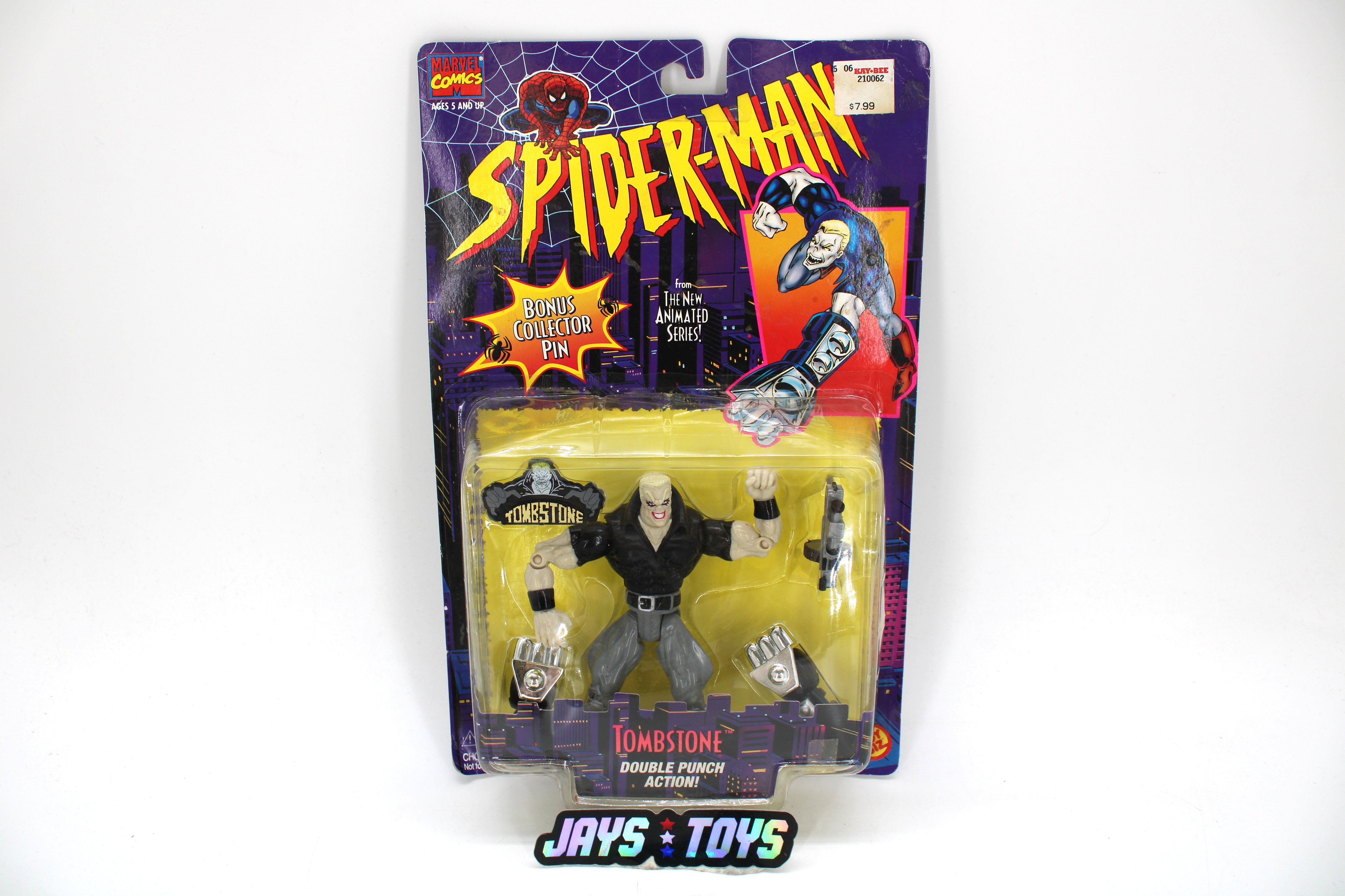 Spider-Man Animated Series Tombstone Action Figure (1995 Toy Biz) product image
