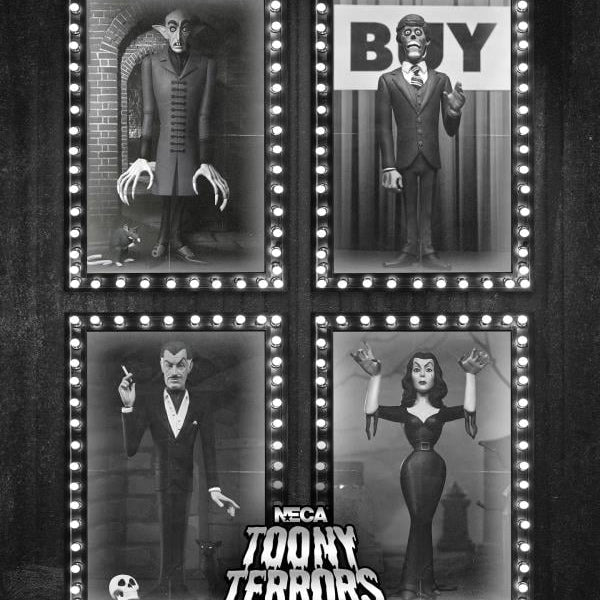 NECA Toony Terrors Silver Screen Edition (Set of 4 Figures)