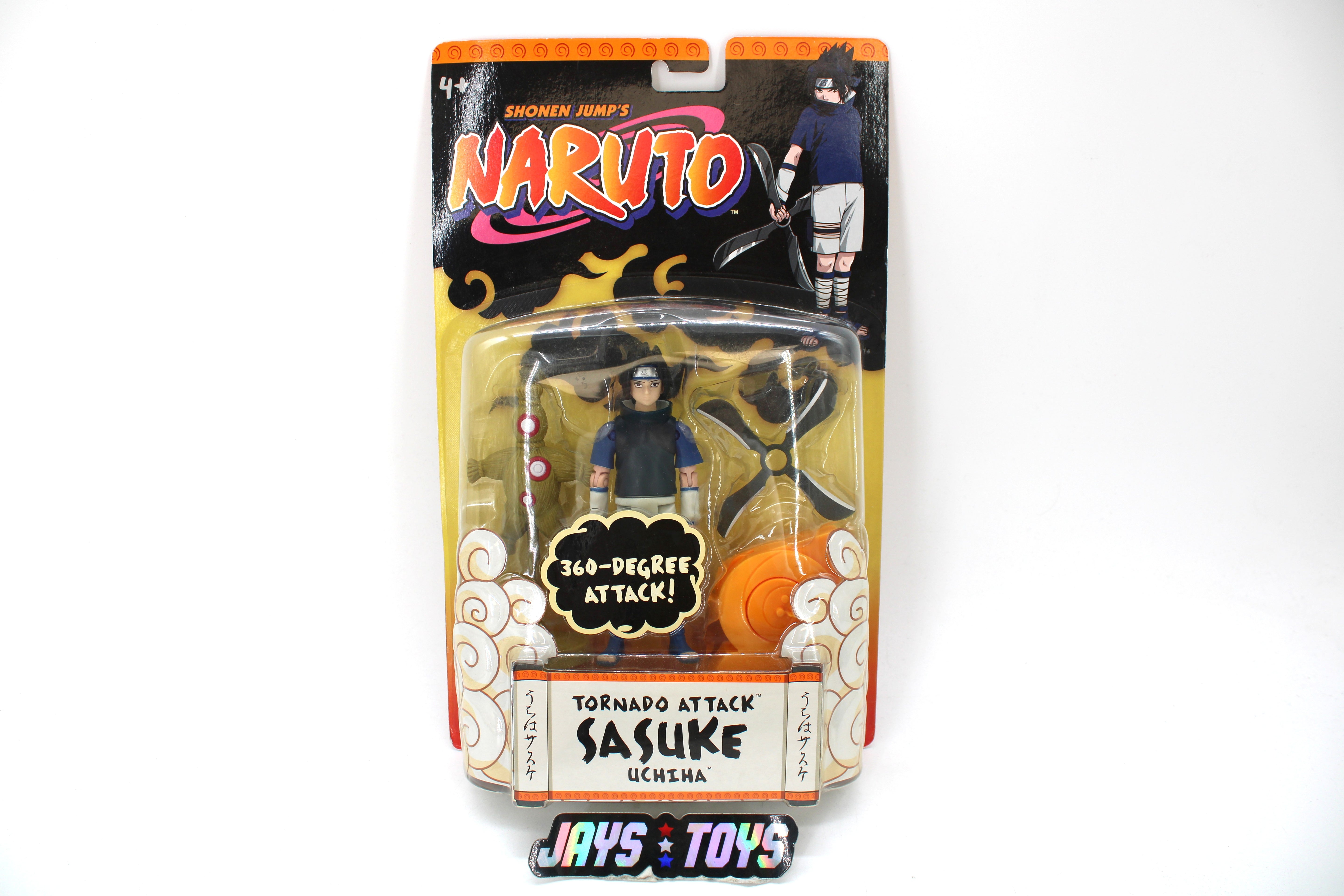 Shonen Jump's Naruto Tornado Attack Sasuke Uchiha Action Figure (2002 Mattel) product image