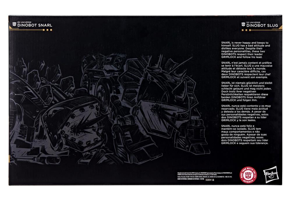 Transformers: Age of the Primes Leader Class G2 Universe Dinobot Snarl & Dinobot Slug Two-Pack