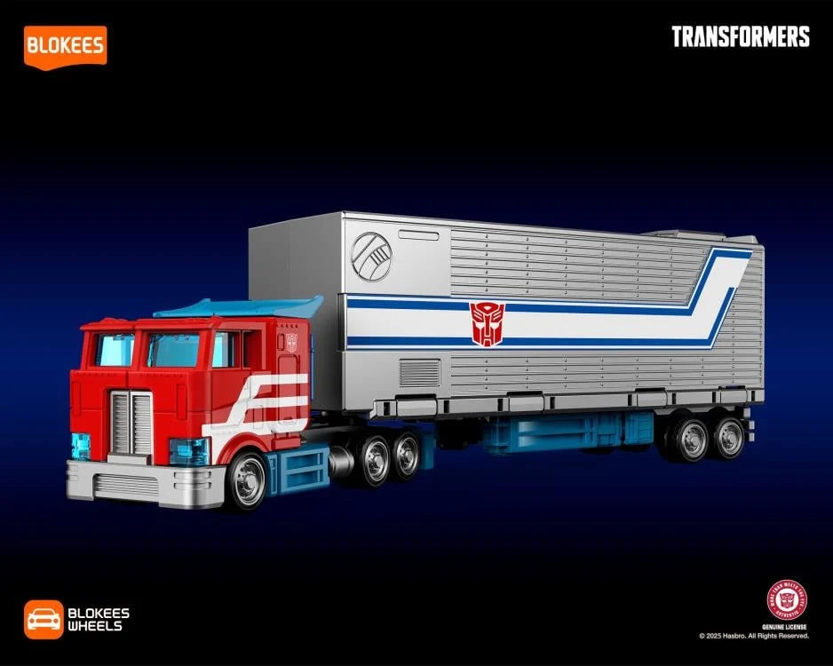 Transformers Blokees Wheels CT01 Optimus Prime with Trailer Model Kit product image