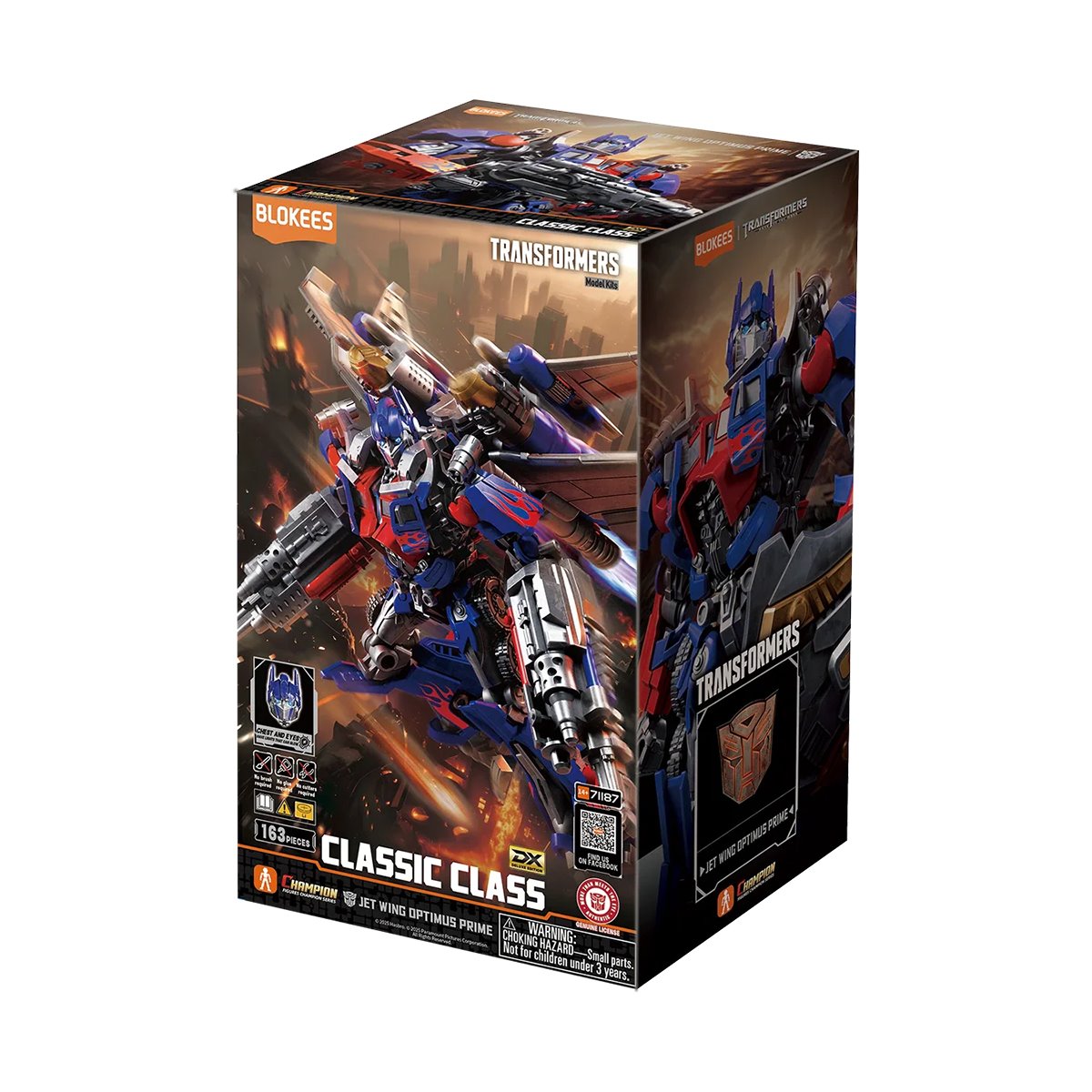 Optimus Prime Jet Wing BLOKEES Model Kit - Transformers Classic
