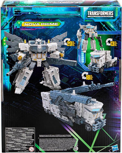 Transformers: Legacy Evolution Leader Class Nova Prime Action Figure