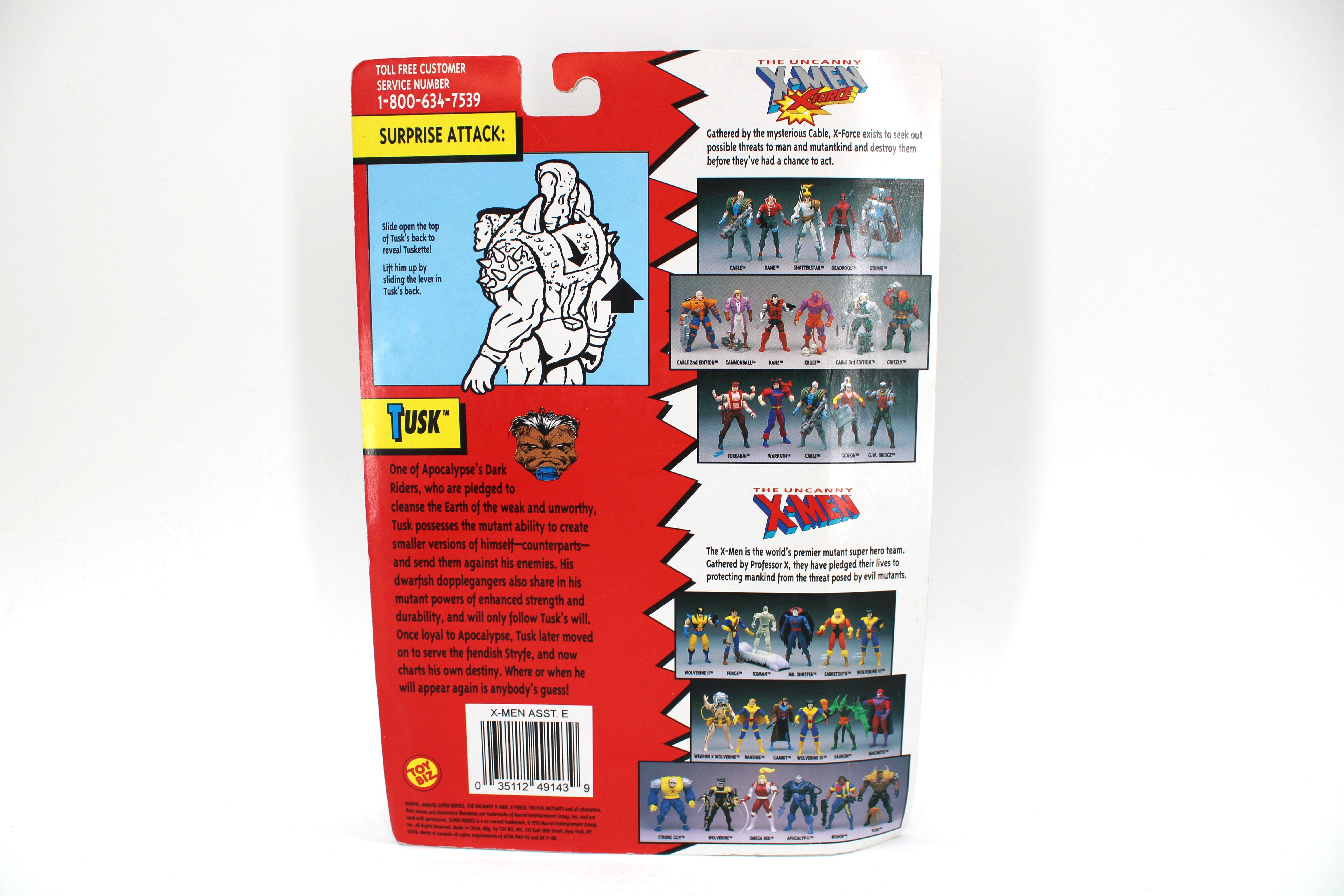 Tusk X-Men Evil Mutants 5-Inch Action Figure | Jay's Toys