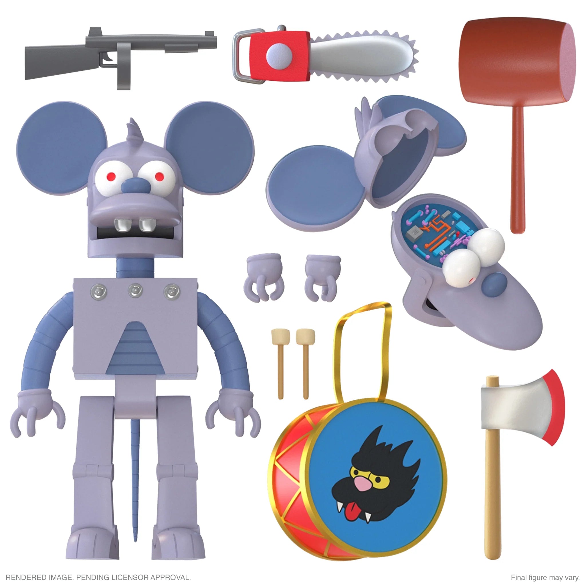 The Simpsons ULTIMATES! - Robot Itchy Figure