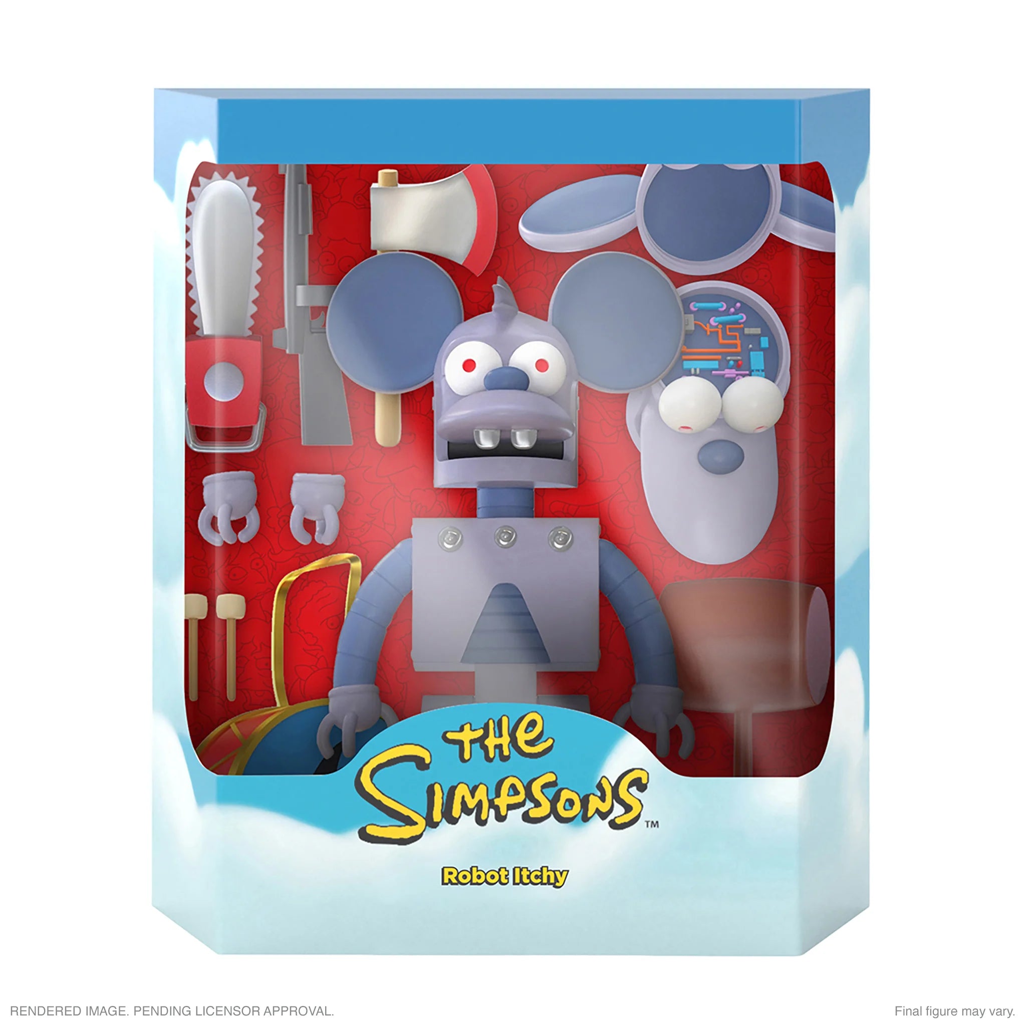 The Simpsons ULTIMATES! - Robot Itchy Figure
