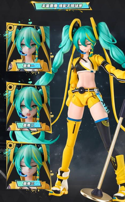 Vocaloid Fantastics Series Action Edition Hatsune Miku (Vivid Echos) Model Kit - view 8
