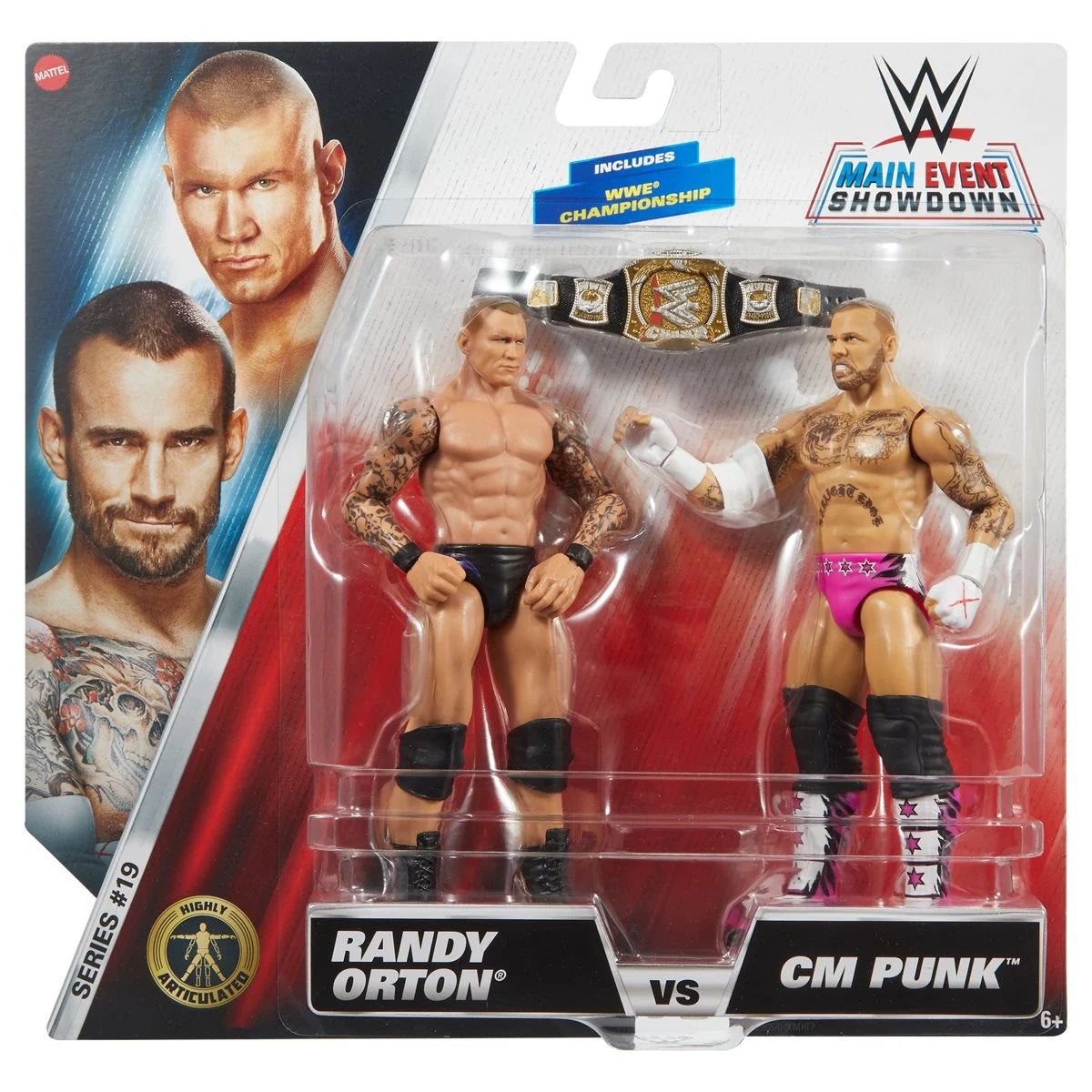 WWE Main Event Showdown Series 19 CM Punk & Randy Orton Action Figure Two-Pack