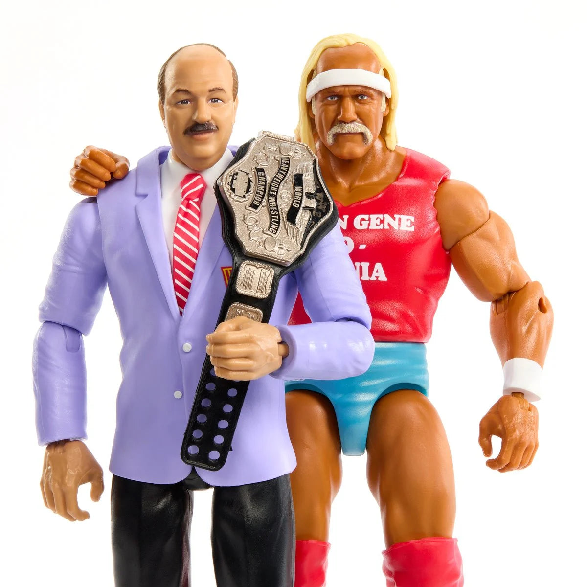 WWE Main Event Showdown Series 19 Hulk Hogan & Mean Gene Okerlund Action Figure Two-Pack
