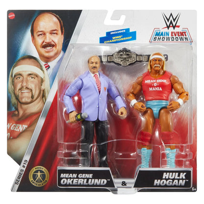 WWE Main Event Showdown Series 19 Hulk Hogan & Mean Gene Okerlund Action Figure Two-Pack