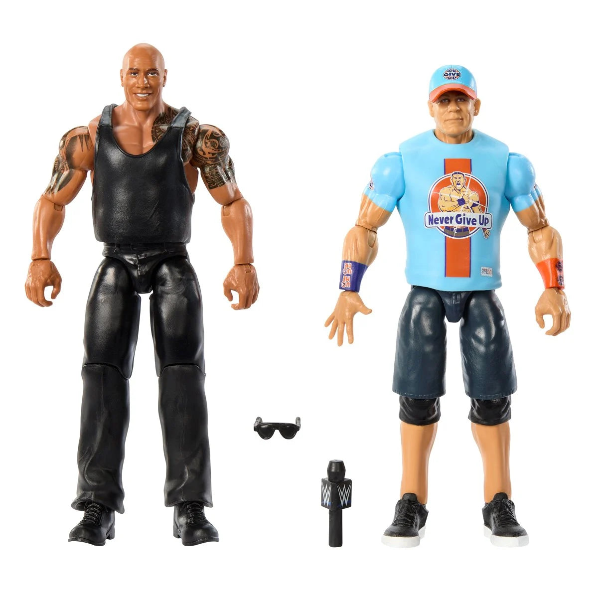 WWE Main Event Showdown Series 19 The Rock & John Cena Action Figure Two-Pack
