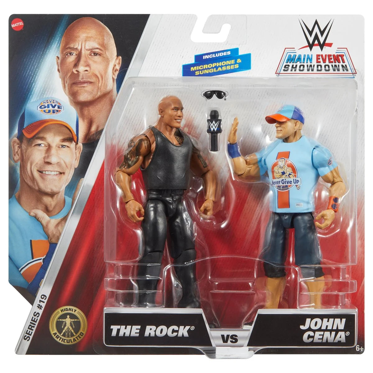 WWE Main Event Showdown Series 19 The Rock & John Cena Action Figure Two-Pack