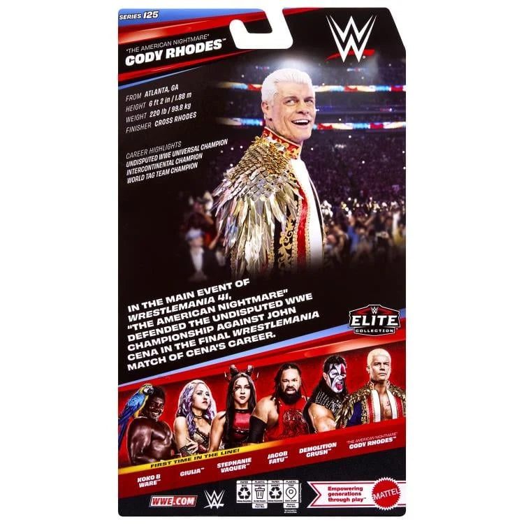 WWE Elite Collection Series 125 Cody Rhodes Action Figure - view 4