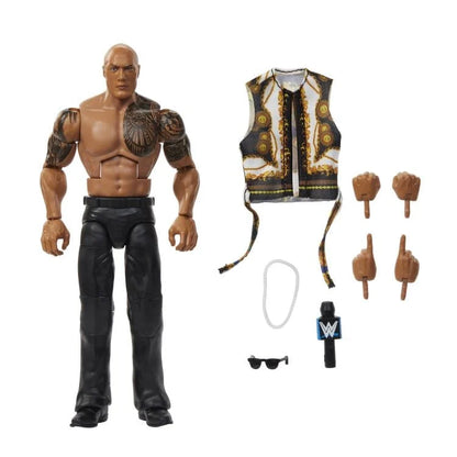 WWE Elite Collection Series Greatest Hits The Rock Action Figure - view 5