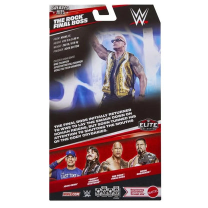 WWE Elite Collection Series Greatest Hits The Rock Action Figure - view 7