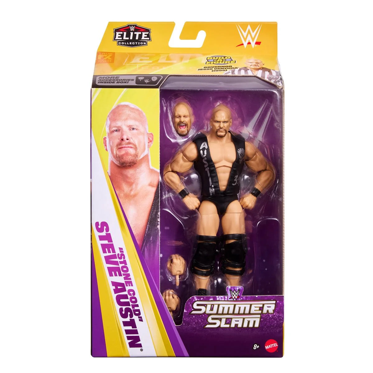 Stone Cold Steve Austin WWE Elite Collection 6-Inch Action Figure