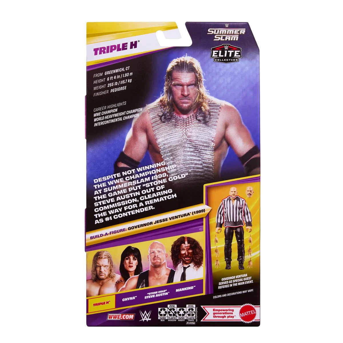 WWE Elite Collection SummerSlam Triple H Action Figure - view 8