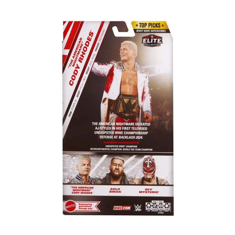 Cody Rhodes WWE Elite Collection Top Picks 2025 Action Figure