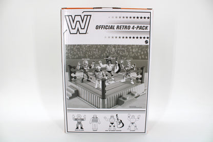 WWE Official Retro 4-Pack Action Figures (2022 Mattel) - view 14